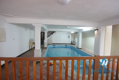 Lovely swimming pool house for rent on To Ngoc Van, Tay Ho